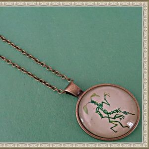 Fantastic Beasts Inspired Bowtruckle Necklace